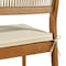 Alaterre Furniture Barton 7-Piece Patio Dining Set, Weather-Resistant Outdoor Dining Table, 6 Stackable Patio Chairs 80-OUTD-WD-DIN-SET2 - alternate 5